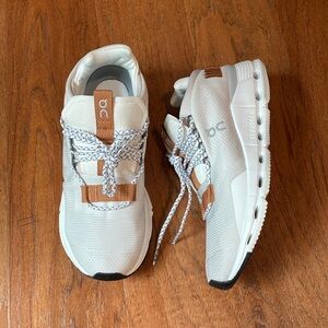 On Running Cloudnova White Pearl Brown Swiss